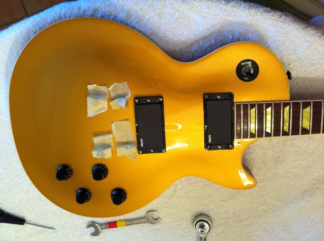 EMG kit installed in Gibson Les Paul Classic